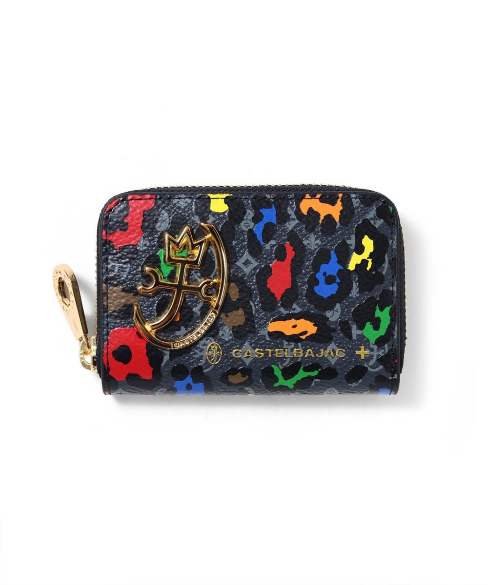 カステルバジャック CASTELBAJAC ラウンドファスナー小銭入れ Leopard