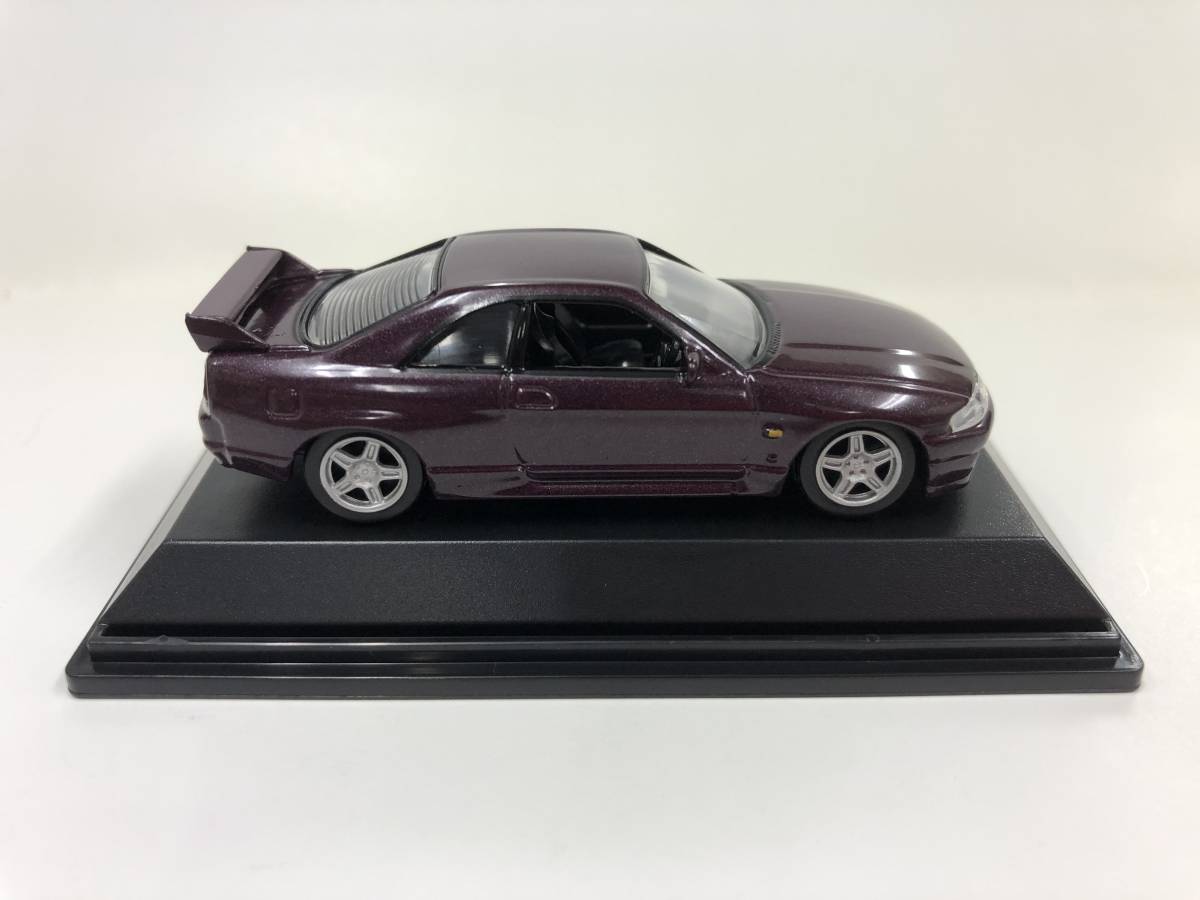 *NISSAN SKYLINE GT-R E-BCNR33* Nissan Skyline GT-R*1/72 purple/ лиловый / фиолетовый *REAL-X/ Real-X MiniCar миникар 