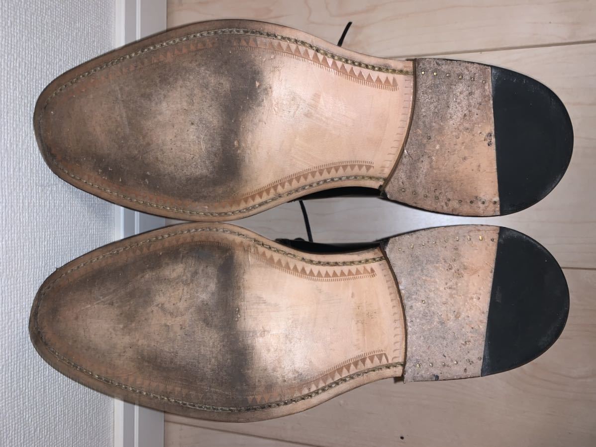 サンダース Sanders プレーントゥ Diplomat Collection本革 革靴 ビジネスシューズ メンズシューズ 紳士靴_画像9