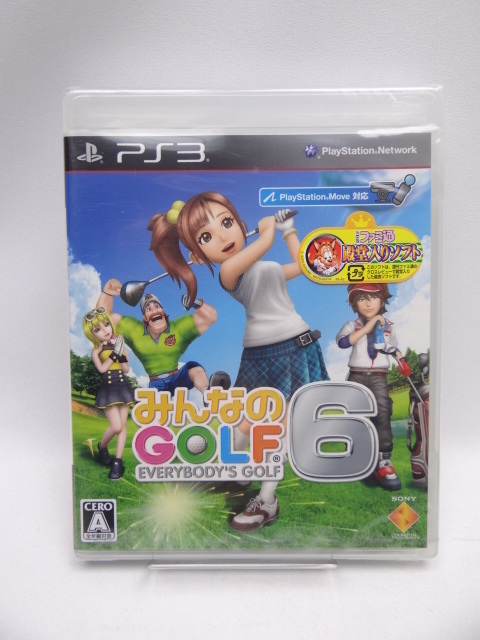 未開封品　PS3　みんなのGOLF 6_画像1