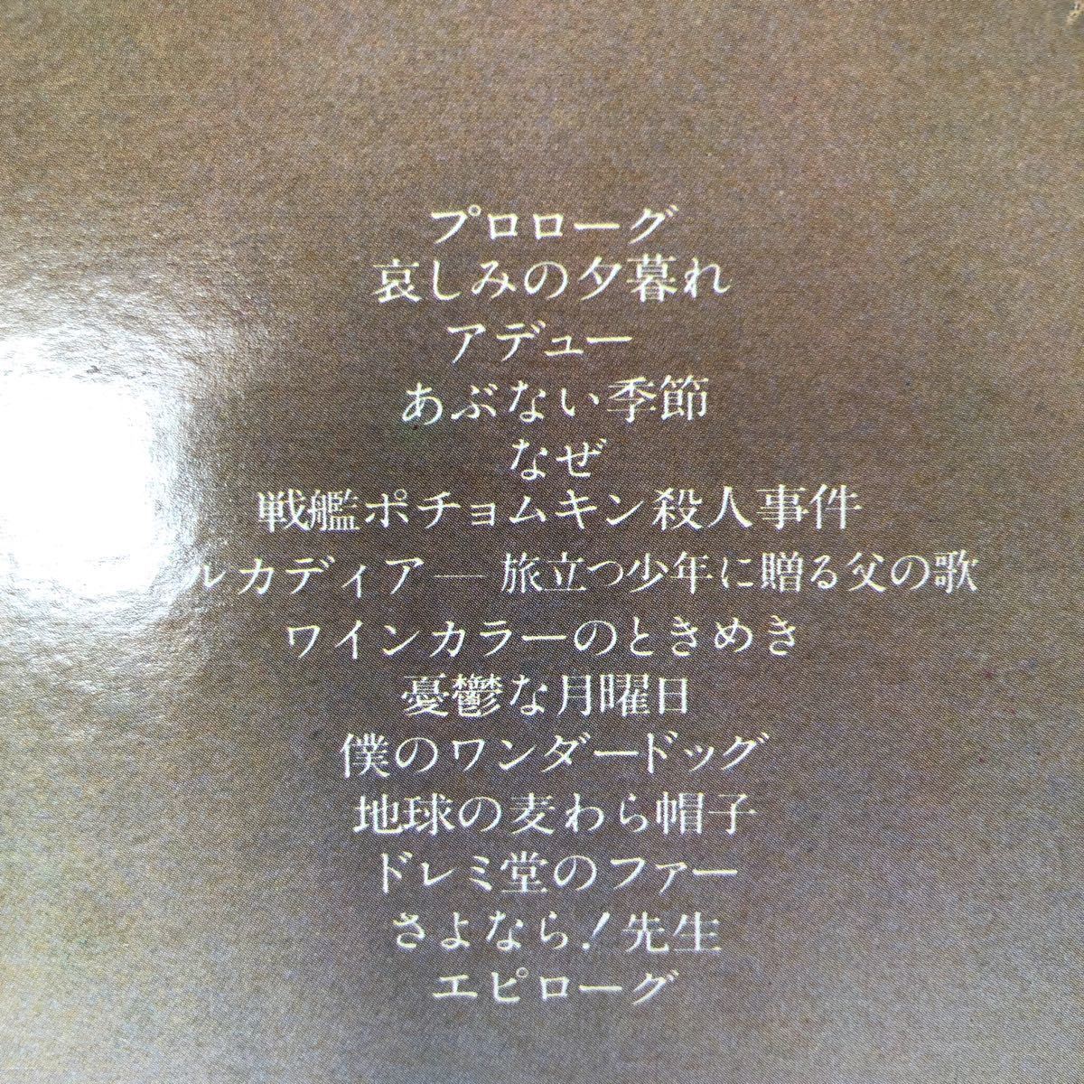 J LP 新井満 Adieu アデュー 白レーベル プロモ レコード 5点以上落札で送料無料_画像2