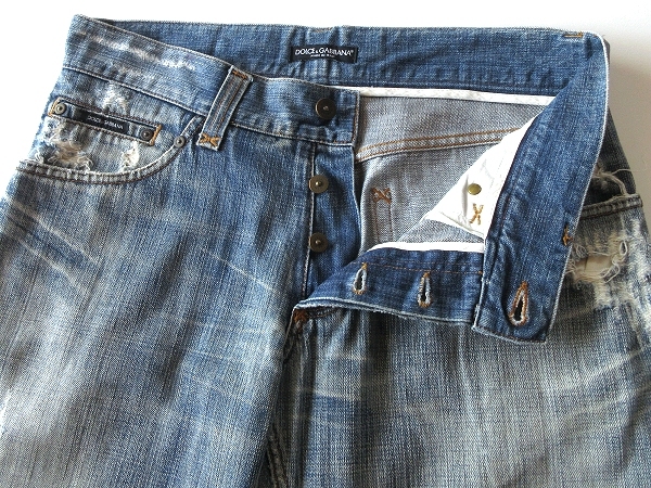 DOLCE&GABBANA ドルチェ&ガッバーナ 革パッチ ロゴリベット ハード