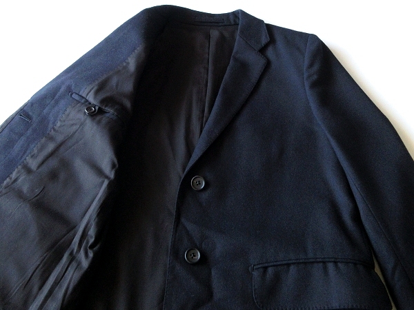 コレクション使用 MARGERT HOWELL マーガレットハウエル RELAXED CITY COAT ウール ロングチェスターコート 2 ネイビー 定価96120円 MHL._画像5