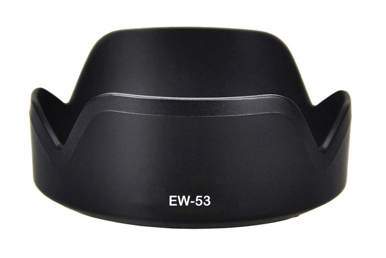 送料無料 EW-53 レンズ フード ・Canon EF-M 15-45mm f/3.5-6.3 IS STM レンズに対応 互換品 撮影アクセサリー_画像1