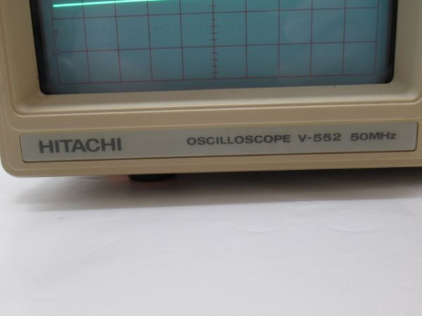 Yahoo!オークション - HITACHI 日立 オシロスコープ V-552 50MHz Yahoo!オークション - HITACHI 日立 オシロスコープ V-552 50MHz