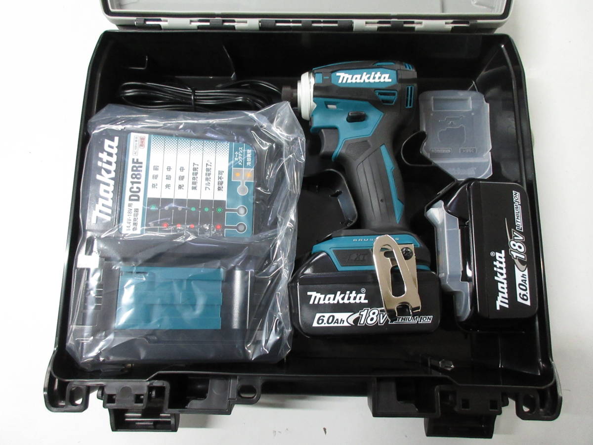未使用 マキタ TD172DRGX 充電式インパクトドライバ 18V 6.0Ah ブルー