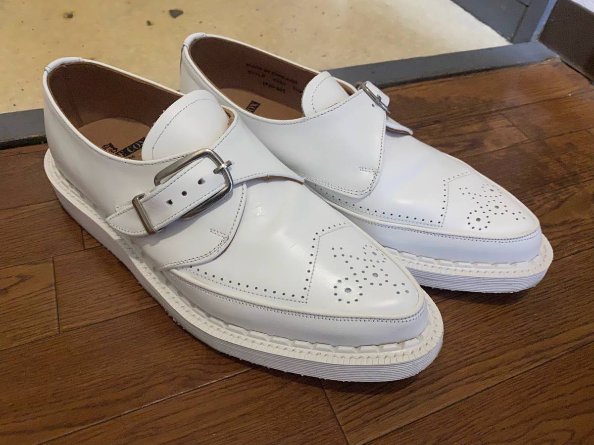 ジョージコックス ROCK SHOES COMPANY別注 White EVA wedge Monk