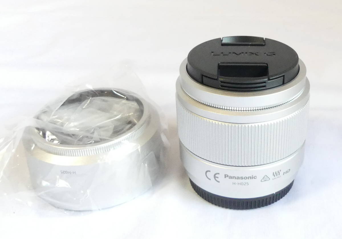 新品 パナソニック LUMIX G 25mm F1.7 ASPH H-H025-S レンズ 単焦点