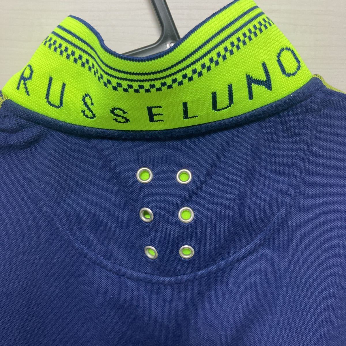 品質満点 ポロシャツ ネイビー サイズ5 ラッセルノ 美品 russeluno 