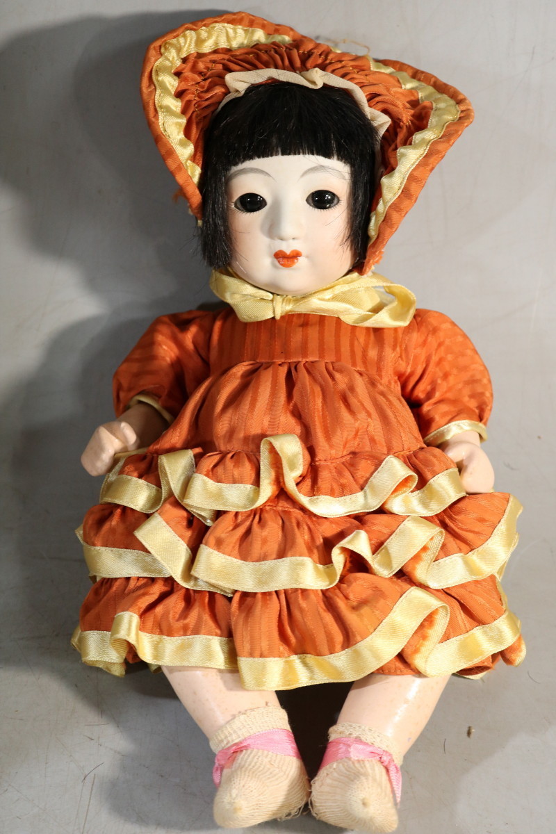 日本盤 E138 サクラビスク女の子 超大型 約34 眠り人形 パチクリ人形 アンティークドール 雛人形 箱付き 希少 かわいいお顔 特価イラスト Www Guildtheatre Co Za