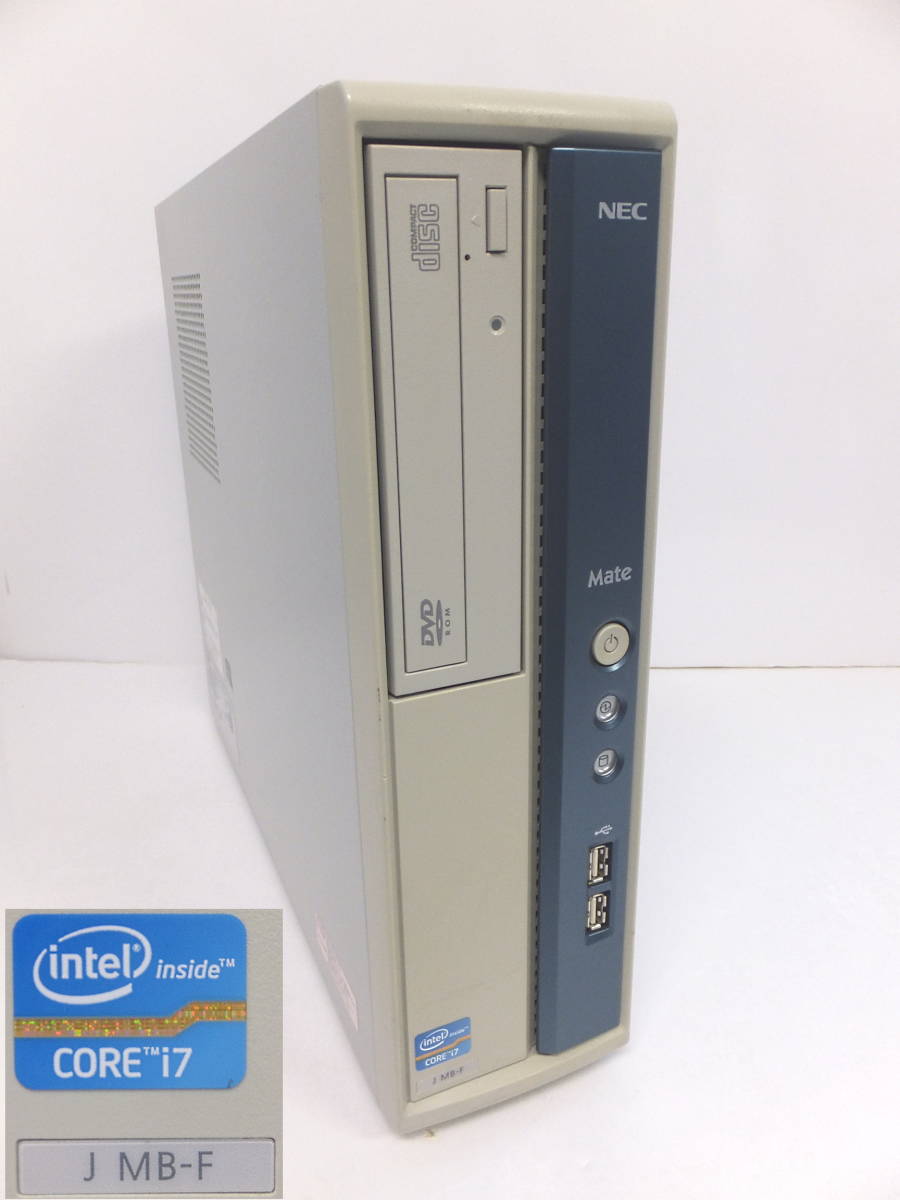 【よろづ屋】NEC Mate J MB-F PC-MJ34HBZNF Intel Core i7 3.40GHz デスクトップPC HDD無し (M0120-100)_画像1