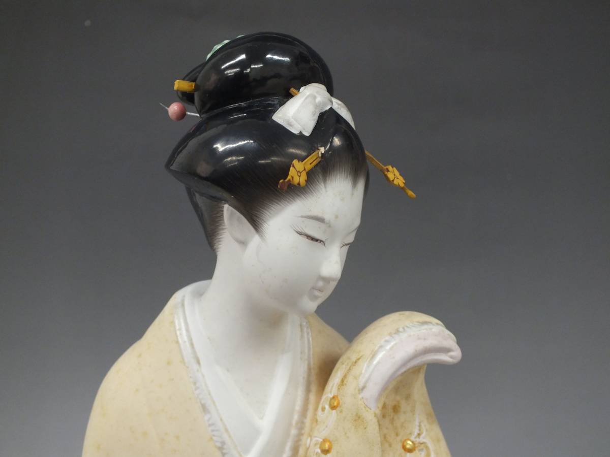 レビュー投稿で選べる特典 【美品】人間国宝 宗田源造 博多人形 陶器