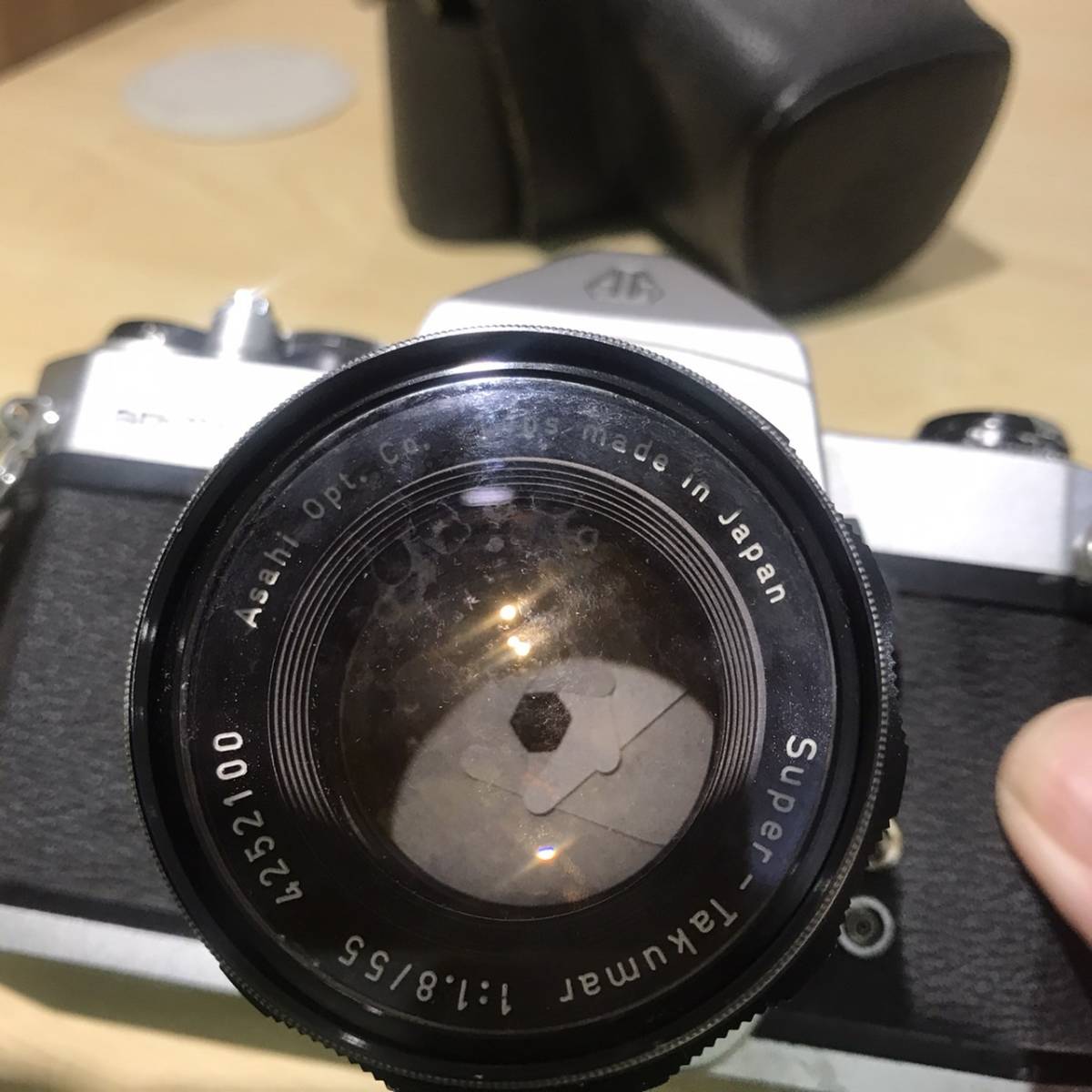 シャッター◎彡ASAHI PENTAX SPOTMATIC SP アサヒペンタックス/レンズ Super-Takumar 1：1.8/55 一眼レフフィルムカメラ 現状 ジャンク彡_画像10