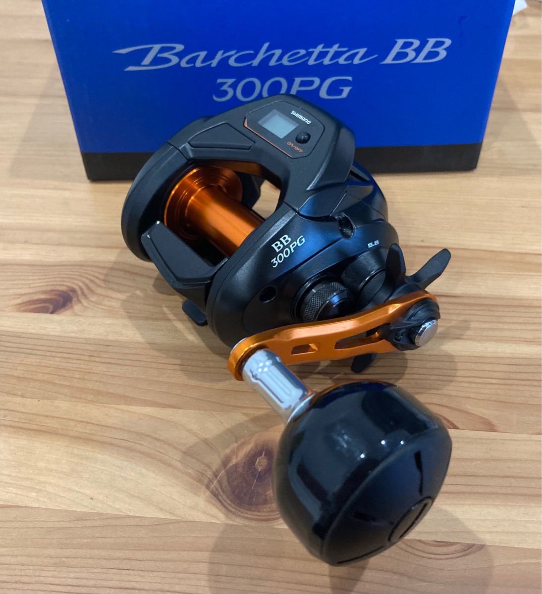 未使用 シマノ 21 バルケッタBB 300PG 右ハンドル カウンター付両軸