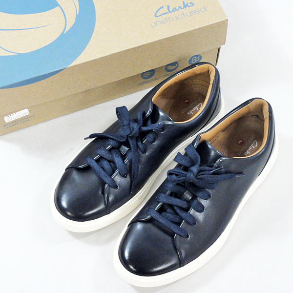 Clarks Un Costa Lace Navy Leater クラークス アンコスタレース