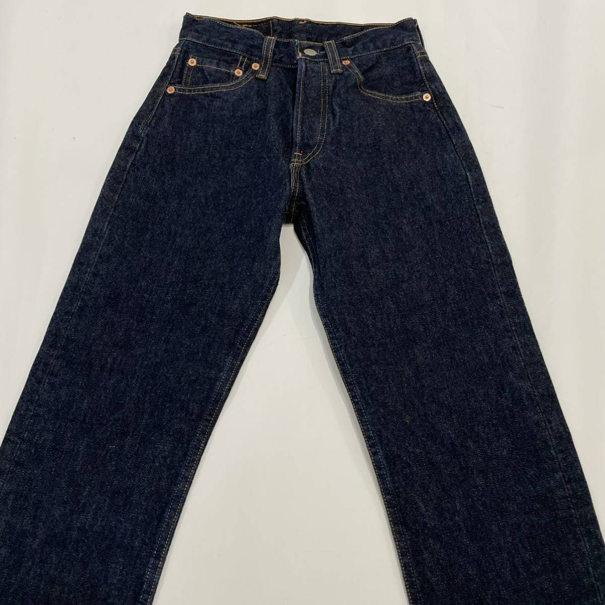  dark blue!!90s USA made Levi\'s Levi's 501 6501 FOR WOMEN W25 L32 button stamp 553 lady's American made American Casual Vintage jeans Denim 