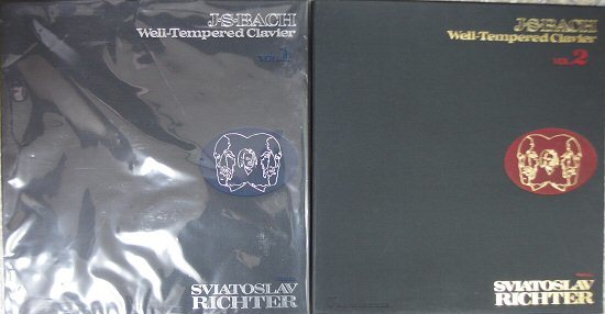 ★LP3枚組x2set「リヒテル バッハ 平均律クラヴィーア曲集」第1巻 1970年、第2巻 1972年