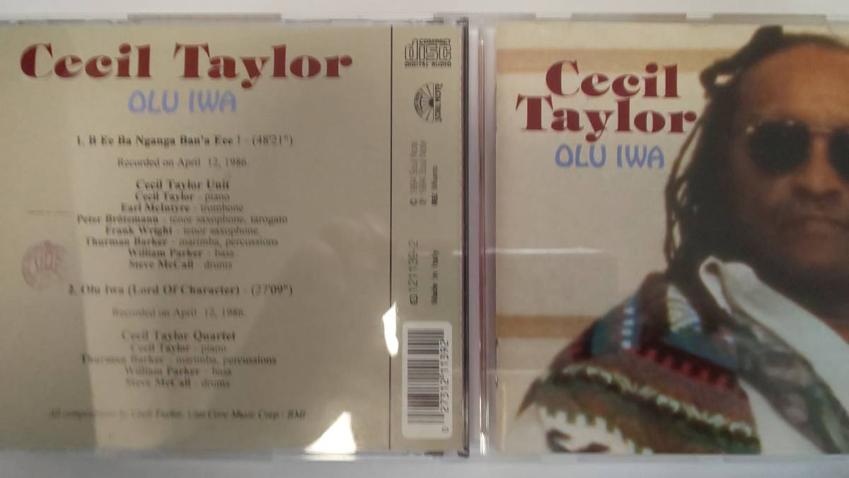 Cecil Taylor "Olu Iwa" CD_画像3