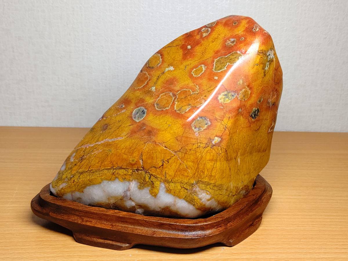 桜石 】◇2.6kg◇ 根尾谷 菊花石 原石 碧玉 風水 開運 誕生石 鑑賞石