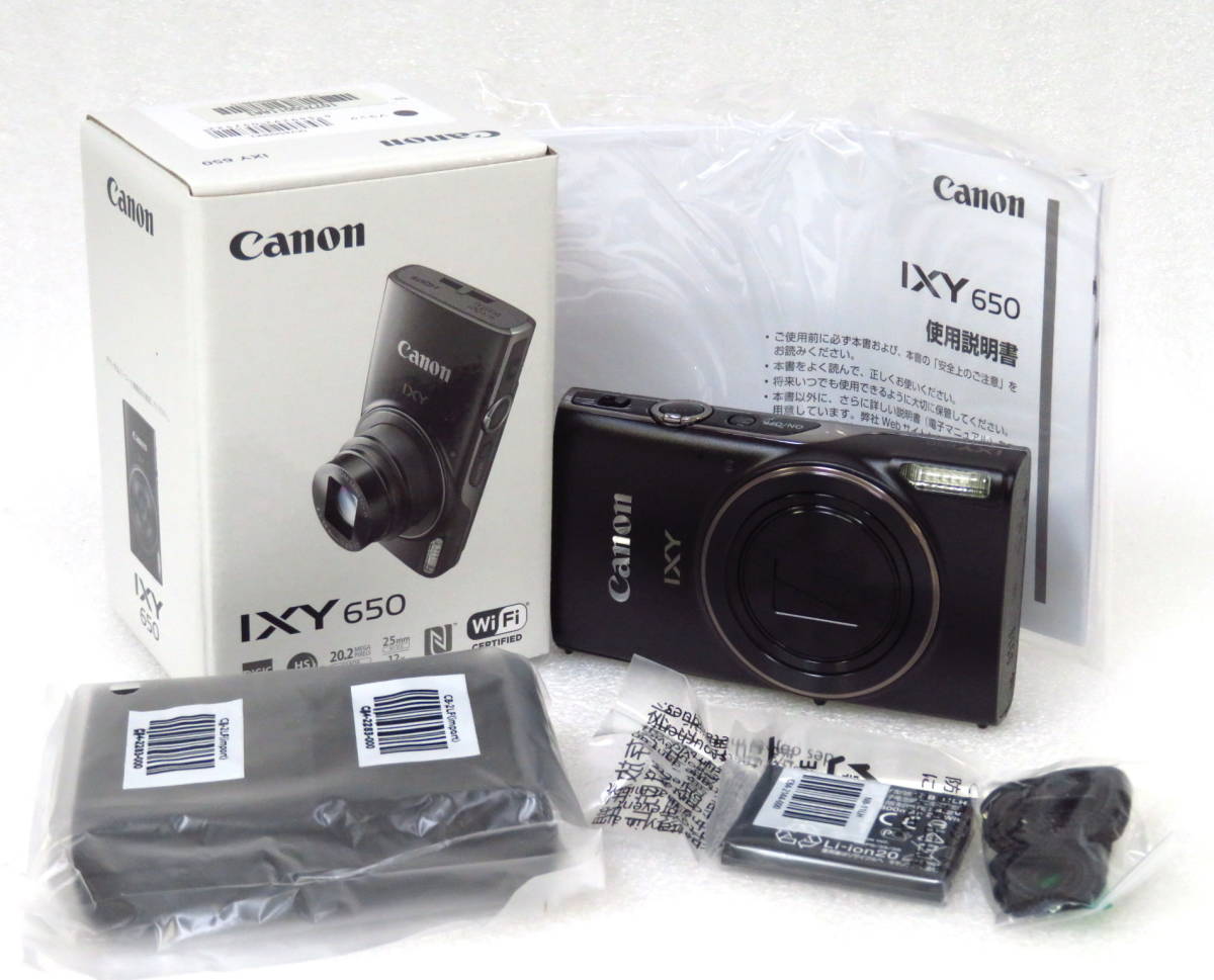 送料込み キヤノン コンパクトデジタルカメラ イクシー650 IXY650(BK