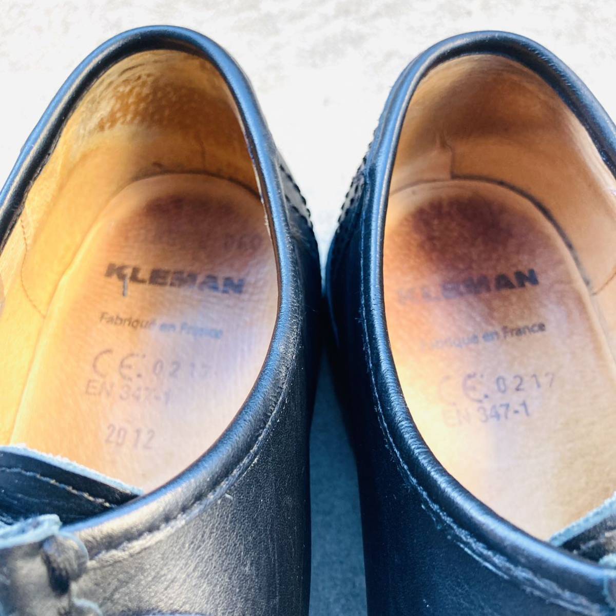 ★即決★ KLEMAN クレマン PADRE V7 パドレ チロリアンシューズ レザーシューズ メンズ サイズ : 41 ブラック BK 黒 メンズ  革靴 約25.5㎝