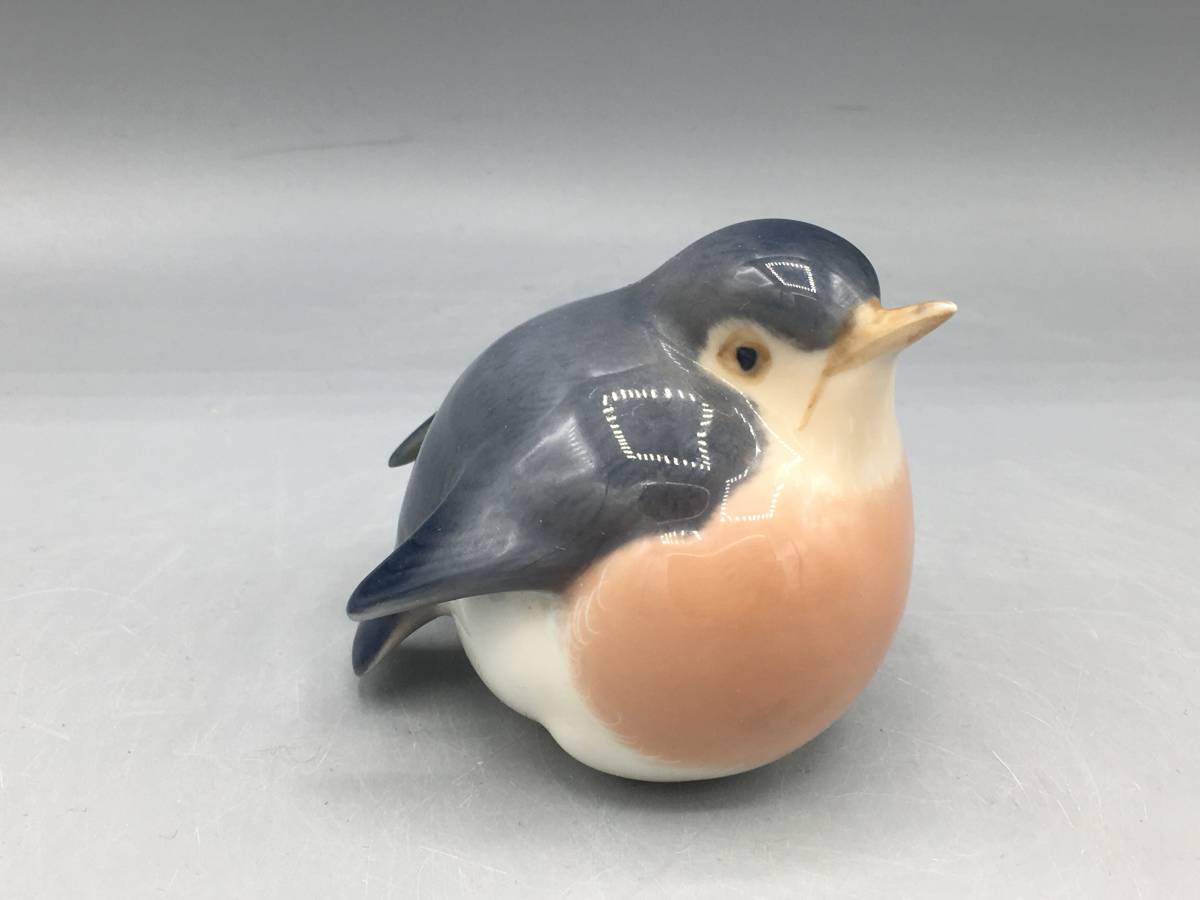 ロイヤルコペンハーゲン ヨーロッパコマドリ コマドリ 鳥 置物 フィギュリン 陶器_画像1