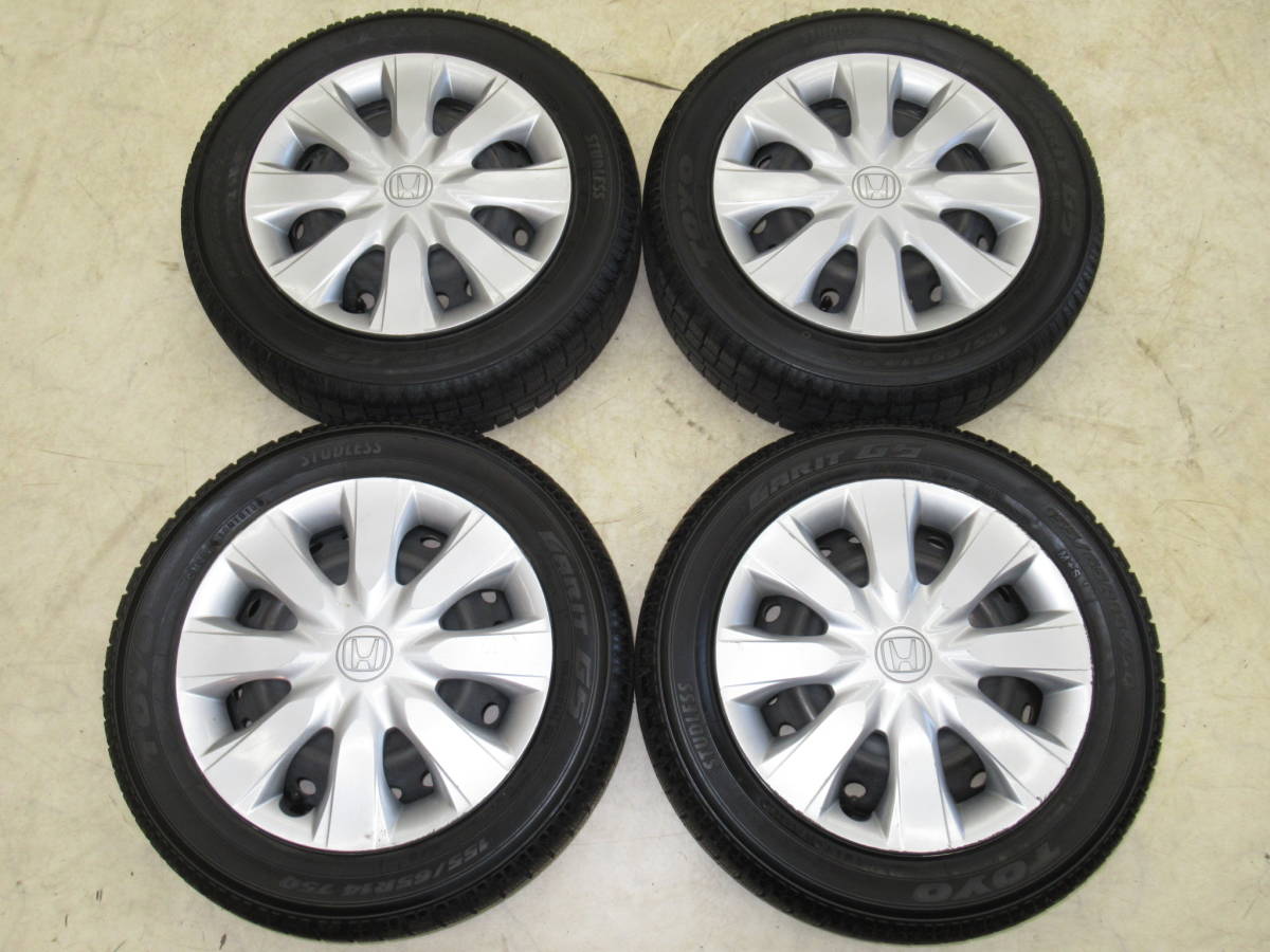 ホンダ N-BOX(JF1・2)純正スチールホイール 4.5J-14 off+40 pcd100/4H