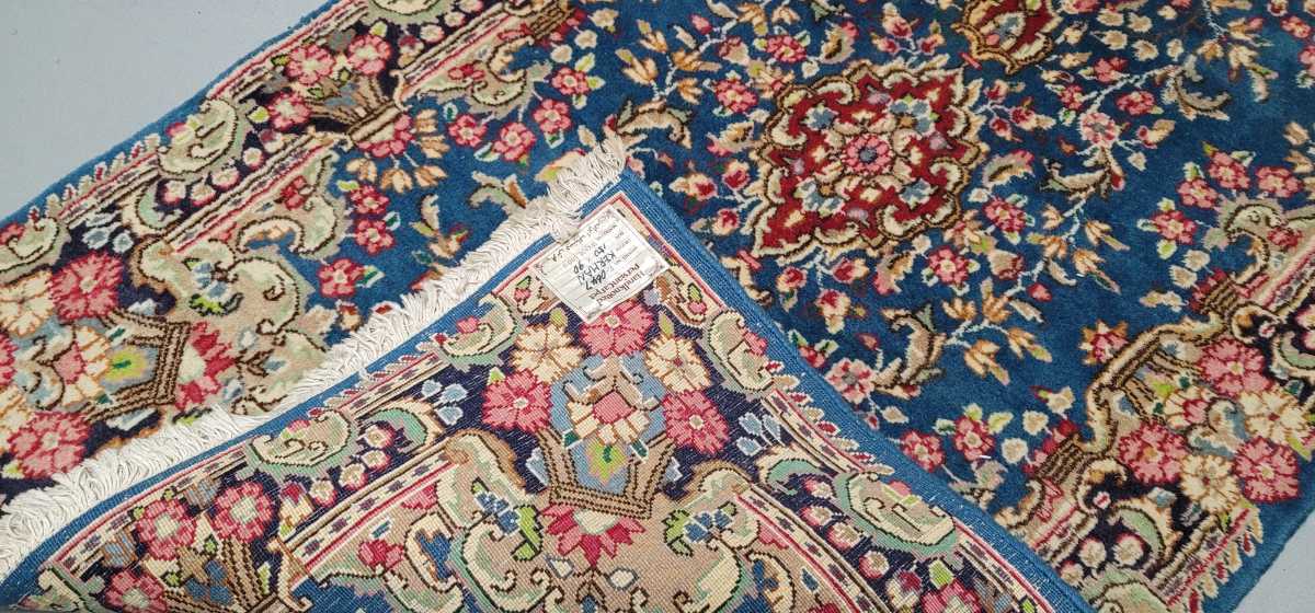 ペルシャ絨毯 未使用品 ケルマン 非常に綺麗 サイズ: 150cm×90cm_画像2