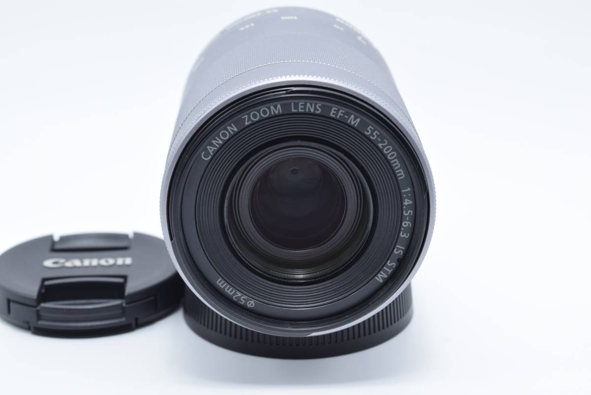 ☆極上品☆Canon 望遠ズームレンズ EF-M55-200mm F4.5-6.3 IS STM