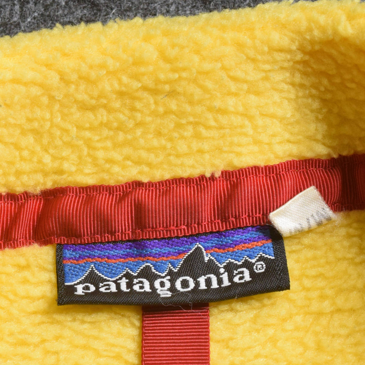 レア CANADA製 パタゴニア 90sビンテージ シンチラ イエロー レア CANADA製 パタゴニア 90sビンテージ シンチラ イエロー
