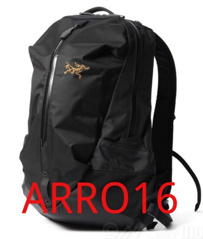 新品】Arro16 ブラック アークテリクス バックパック rotondaro.com.uy