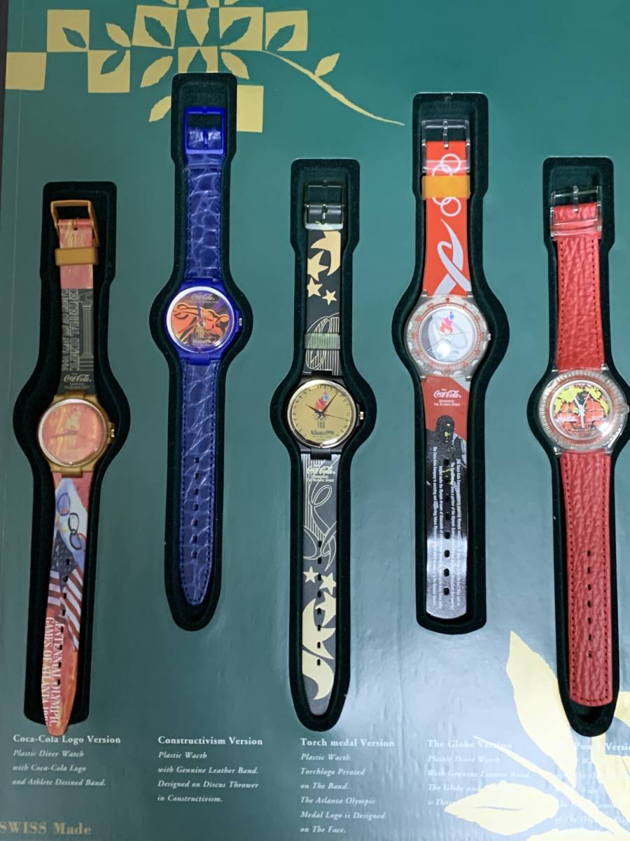 コカ・コーラ　Coca-Cola1996年アトランタオリンピック懸賞品　Swatchスウォッチ