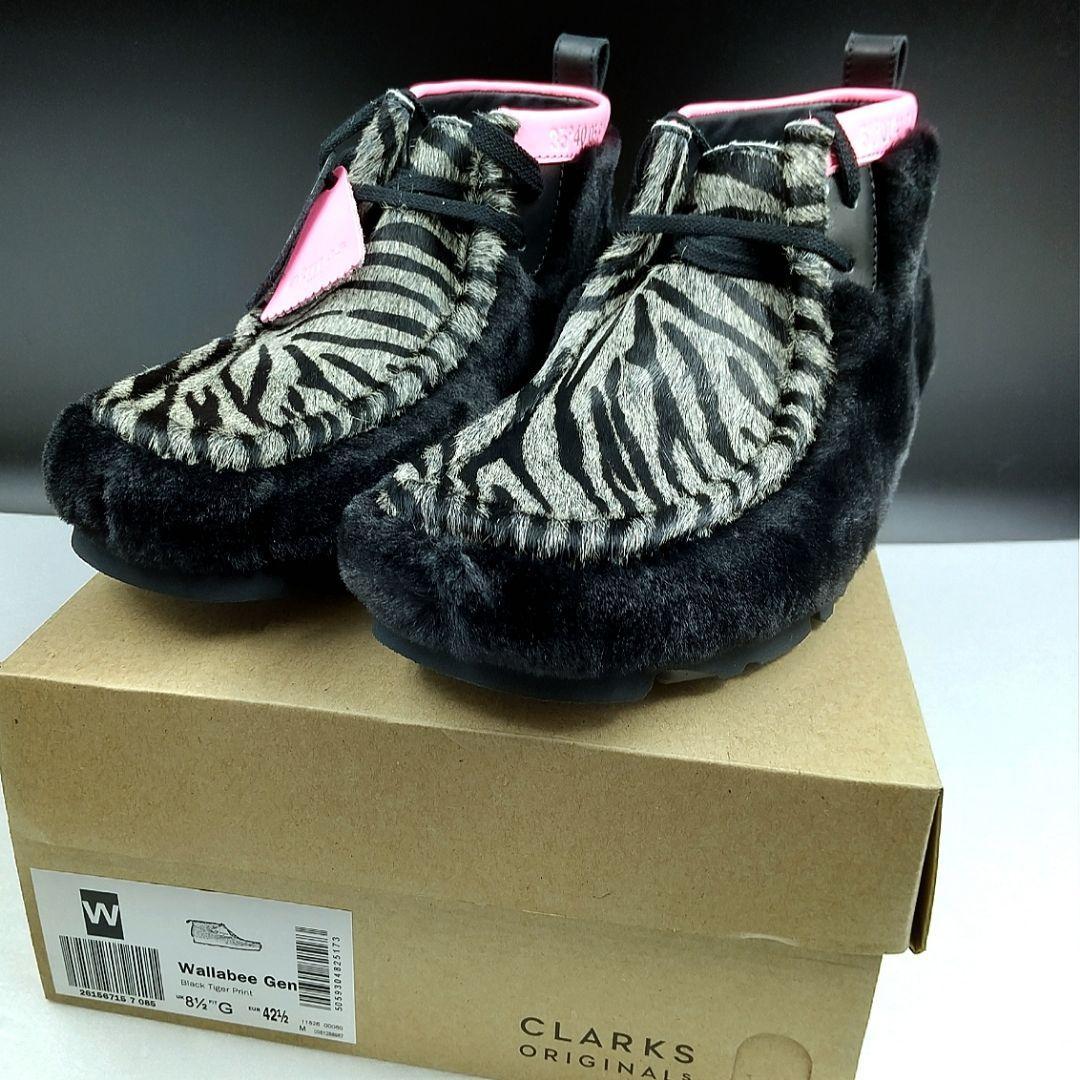 クラークス ワラビーClarks Wallabee Gen Black Tiger メンズ クラークス ワラビーClarks Wallabee Gen Black Tiger メンズ