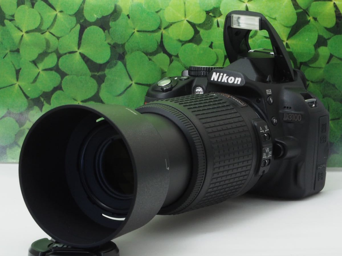 大人気ブランド 【値下げ】Nikon D3200 200mm望遠レンズ付き 美品 デジタルカメラ