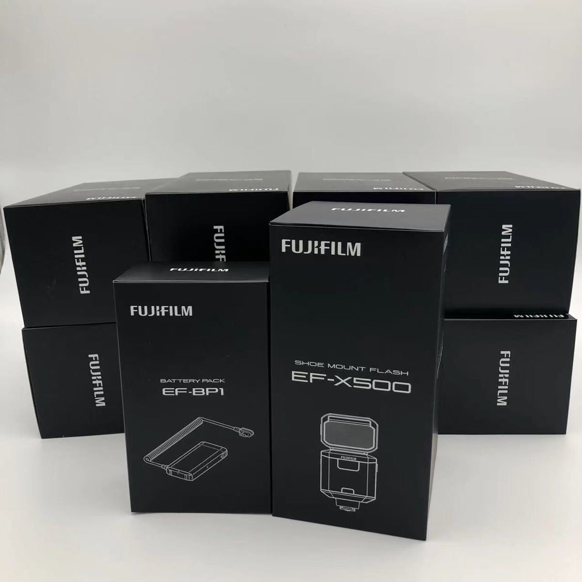 10050円 独創的 新品 FUJIFILM EF-X500 フラッシュ EF-BP1 セット
