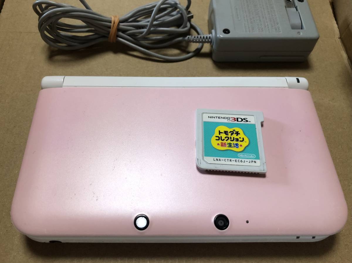 nintendo 3DS LL ピンク 本体 トモダチコレクション 新生活 充電器