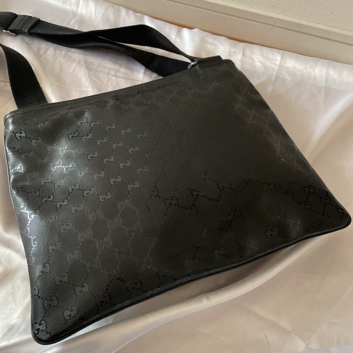 1円 □極美品□ GUCCI グッチ ショルダーバッグ サコッシュ 斜め掛け