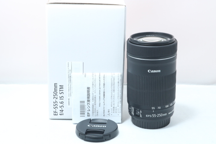 Canon EF-S 55-250mm F4-5.6 IS STM 箱付き-