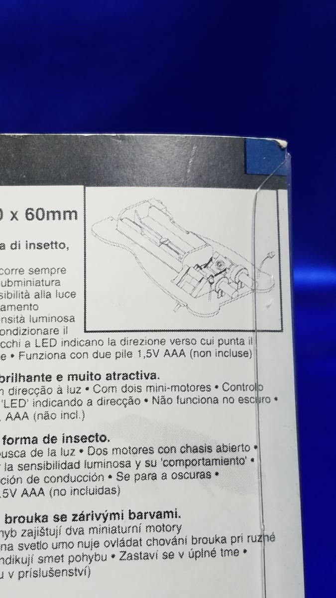  electron construction kit always light . request . runs insect robot LINKMAN unused unopened KITV127 amateur . attaching details unknown base 10×6cm parts many ( photograph )