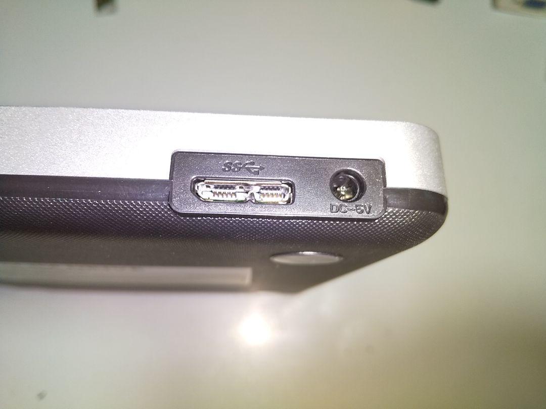 外付けDVDドライブ　USB3.0　補助電源（セルフパワー）USBケーブル付き
