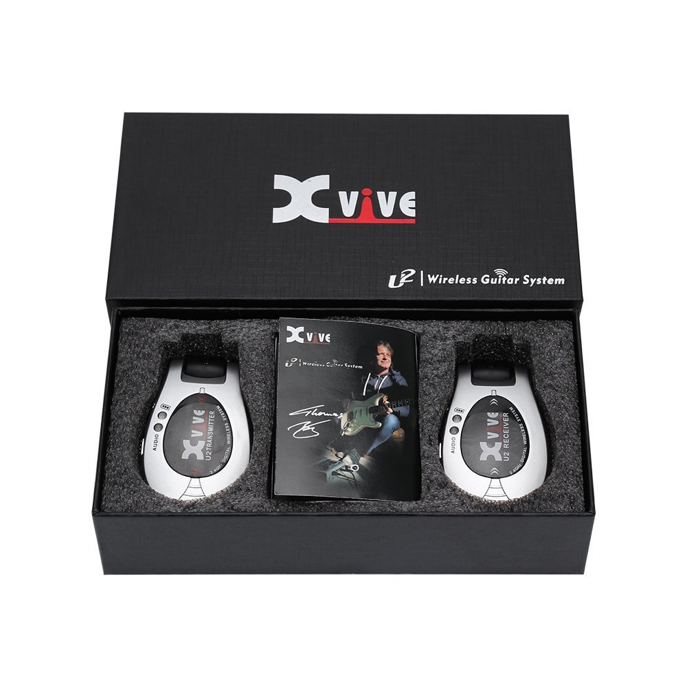 新品/送料無料] XVIVE エックスバイブ ワイヤレス・ギターシステム XV-U2 #シルバー トランスミッター レシーバーセット 