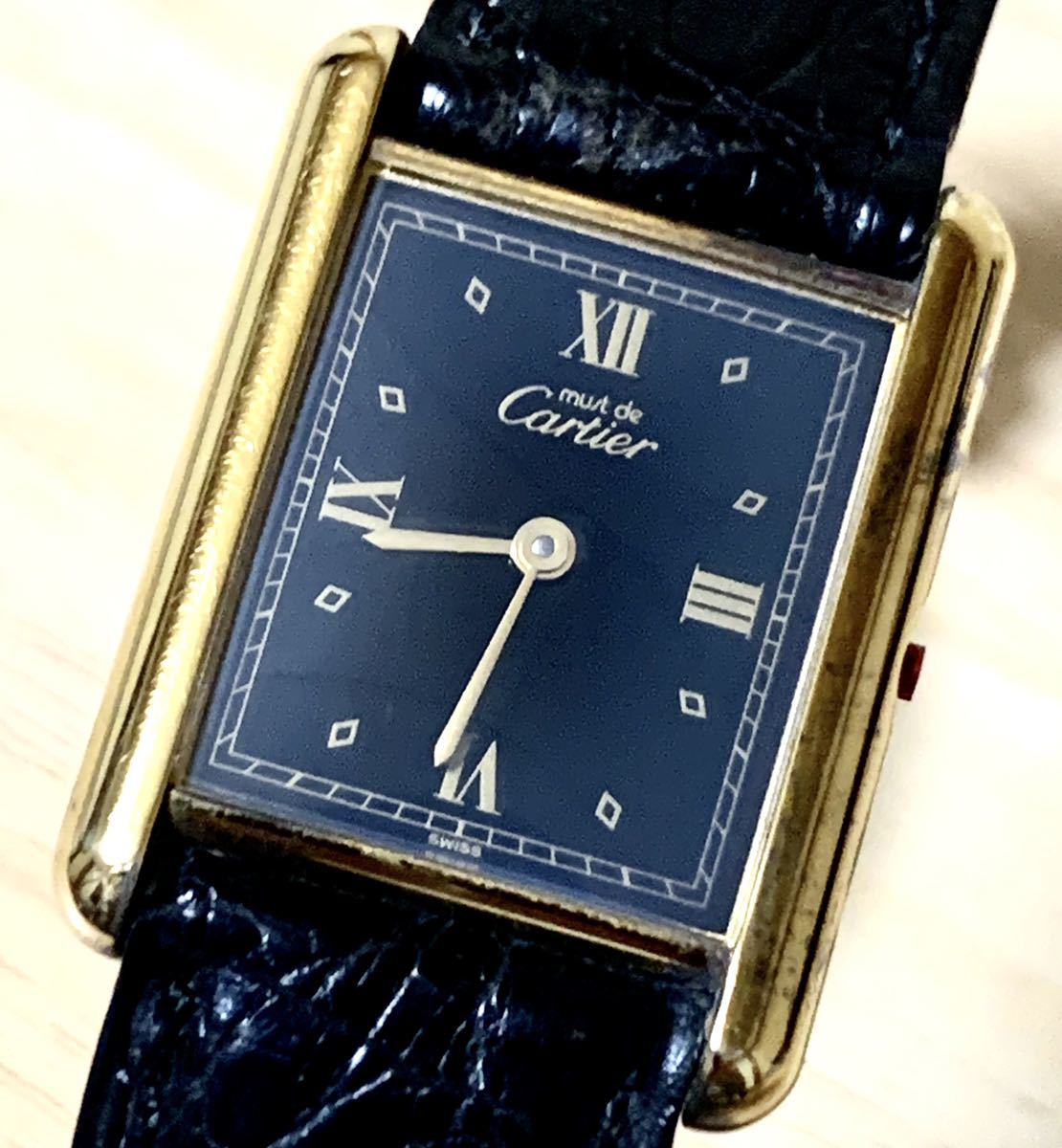 Cartier カルティエ マストタンク SM W1006354 文字盤ホワイト