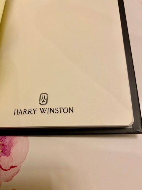 新品 HARRY WINSTON ハードカバー製 ノート 手帳 メモ ノベルティ ハリーウィンストン 非売品_画像4