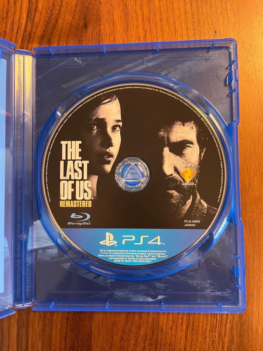 PS4ソフト　THE LAST OF US ラストオブアス