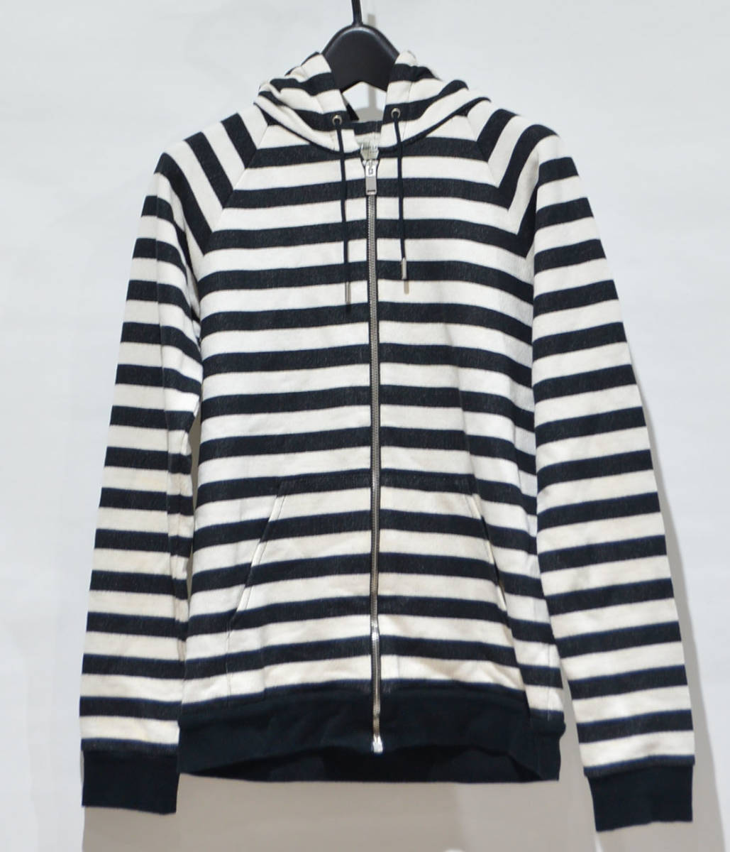 特価商品 パーカー ジップ ボーダー サンローランパリ PARIS LAURENT