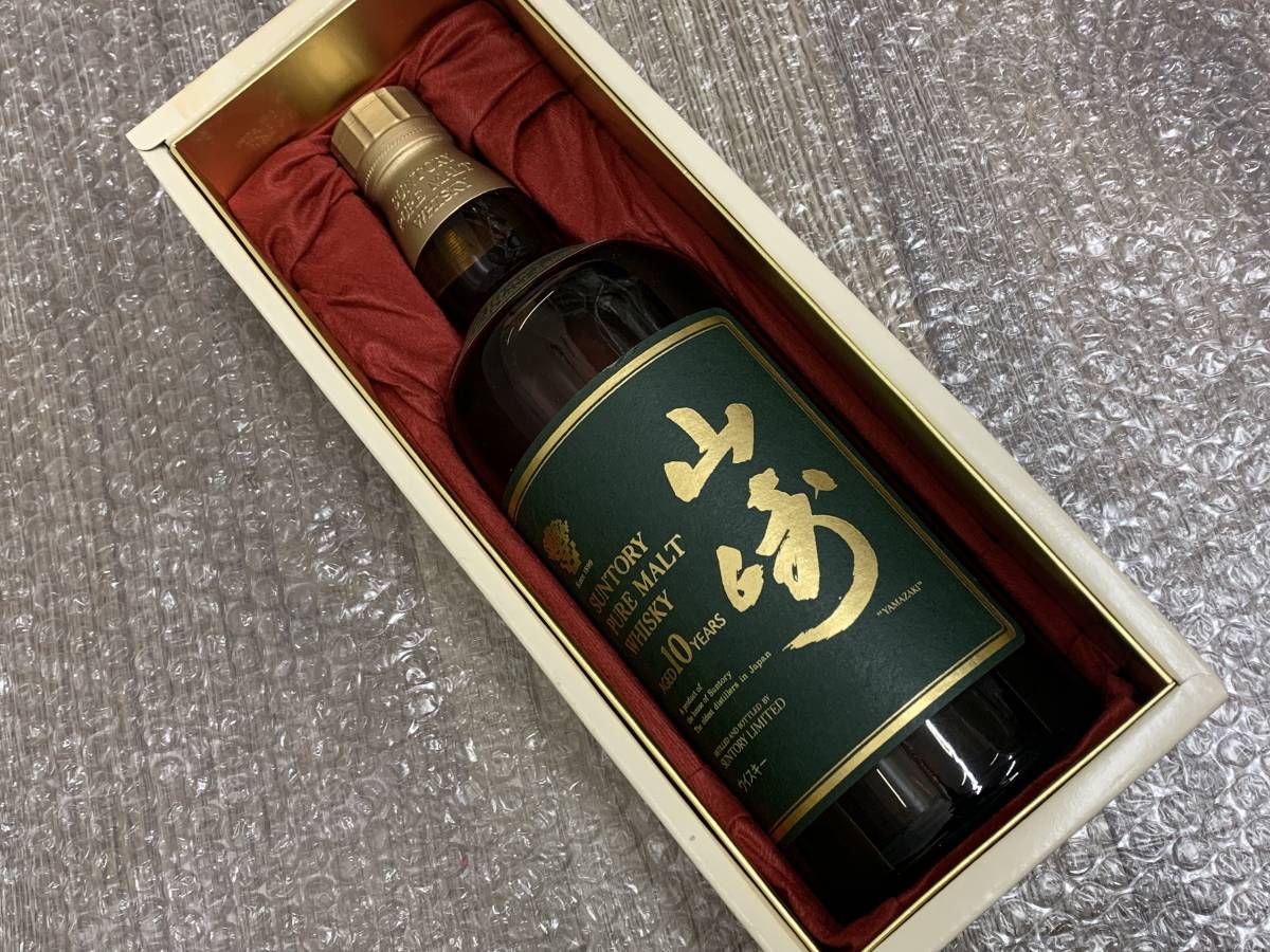 F-20】SUNTORY WHISKY サントリー ピュアモルト ウイスキー 山崎 10年