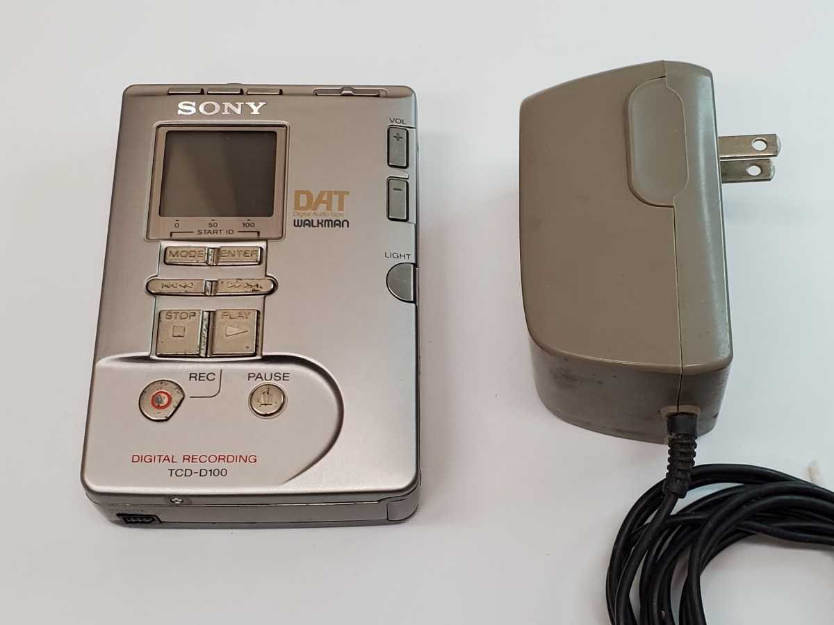 ソニー DAT ウォークマン TCD-D100 本体 カセットプレーヤー #40126