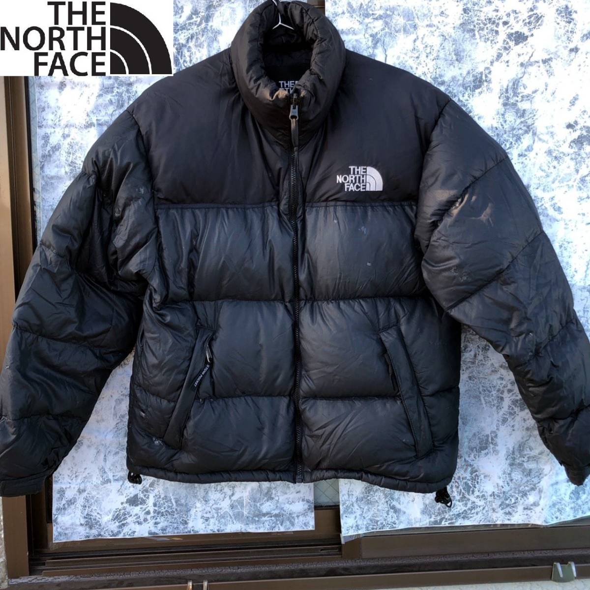 ビンテージ THE NORTH FACE ノースフェイスヌプシダウンジャケット②黒