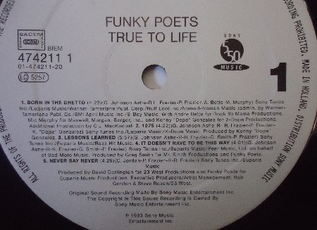 試聴 ★ FUNKY POETS / TRUE TO LIFE ☆ 1975_画像4