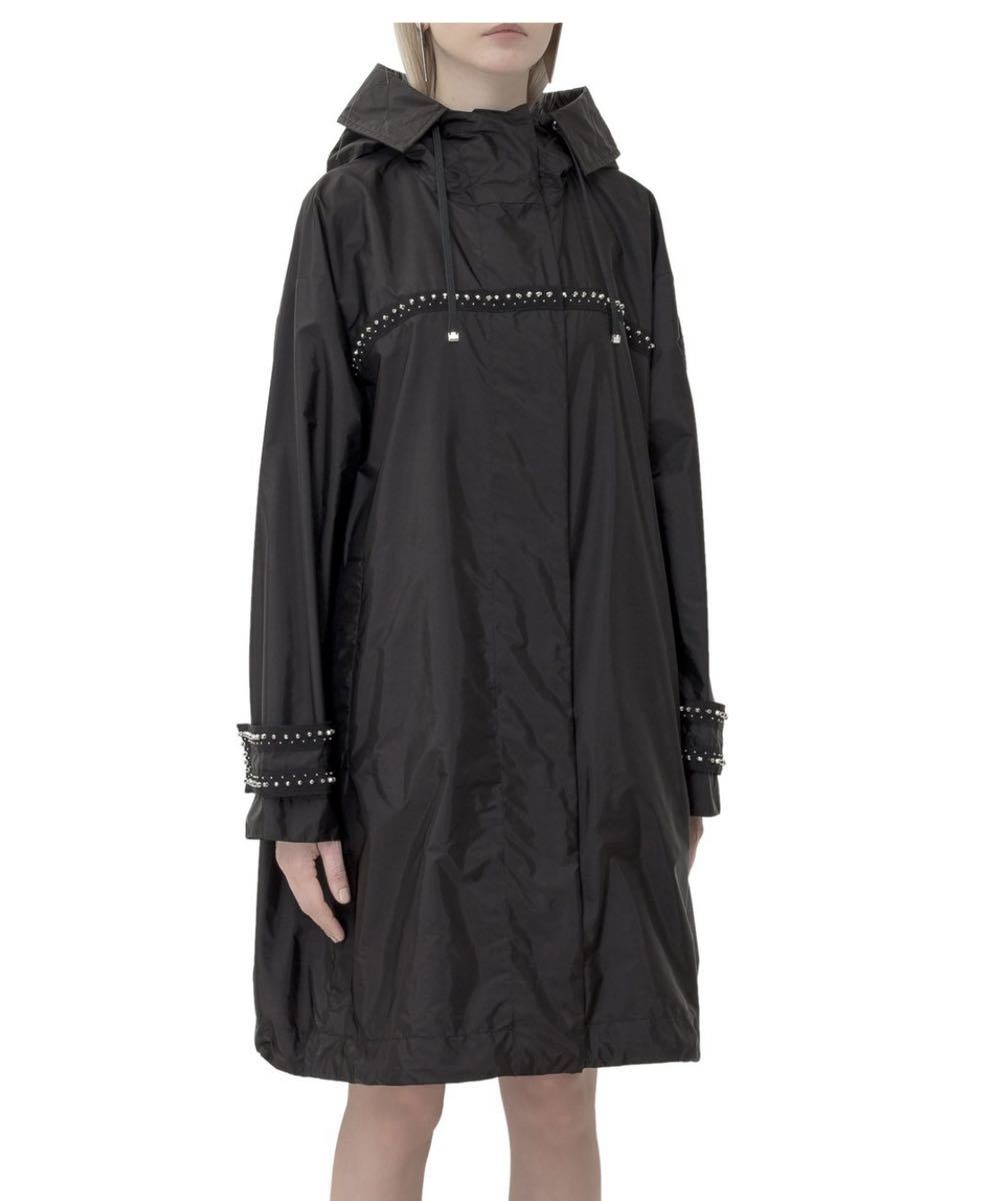 直売販促品 美品 MONCLER モンクレール ナイロンコート ロング丈